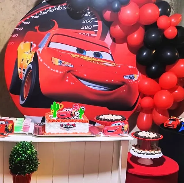 Kit de decoração tema Carros montado