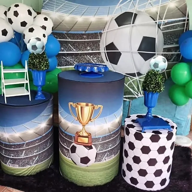 Kit de decoração tema Futebol montado