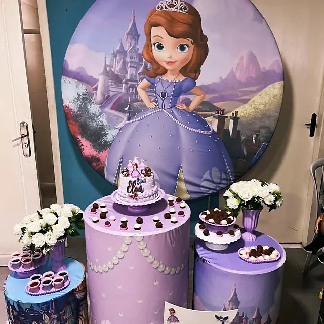 Kit de decoração tema Princesa Sofia montado