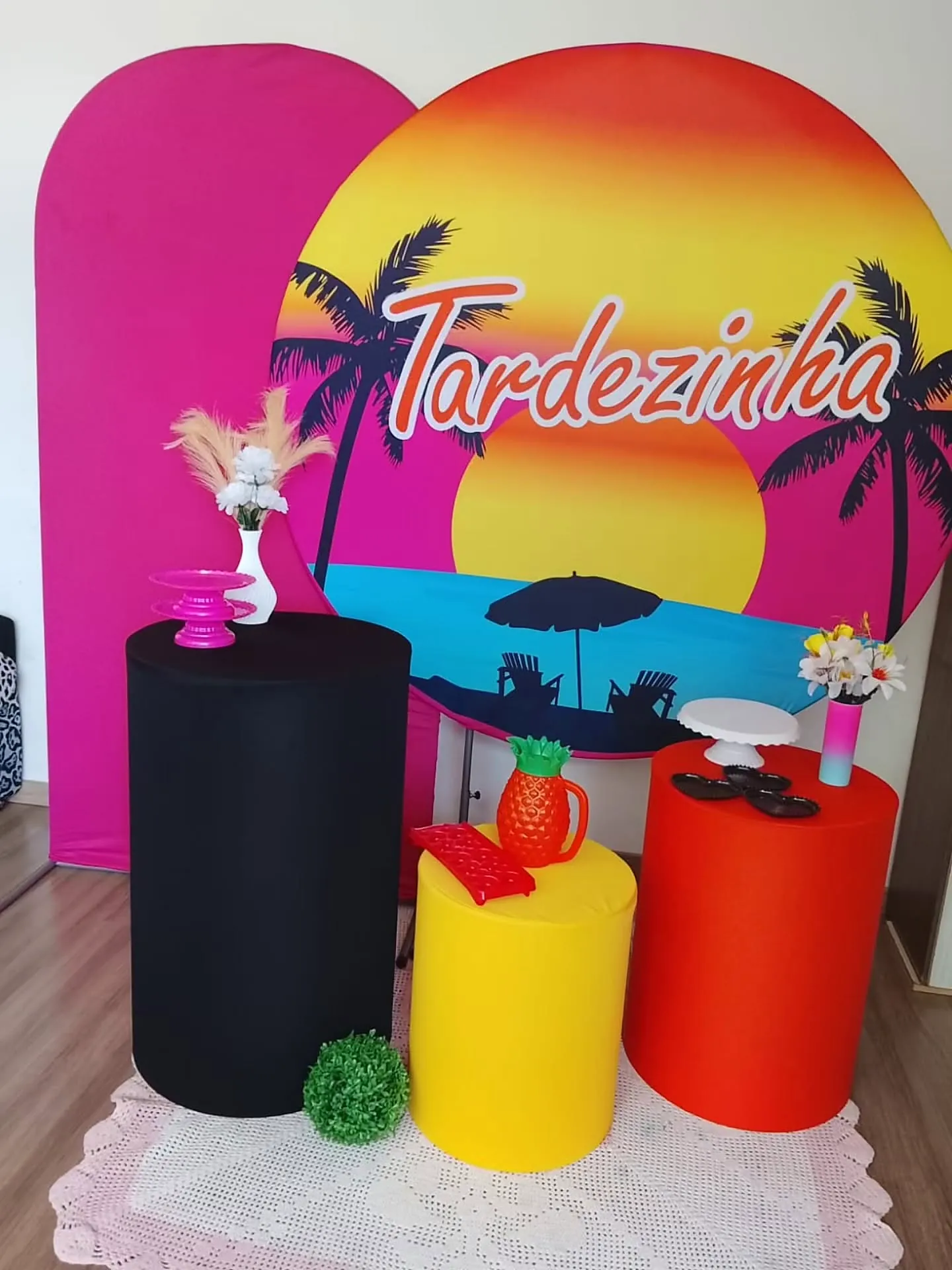 Kit de decoração tema Tardezinha montado
